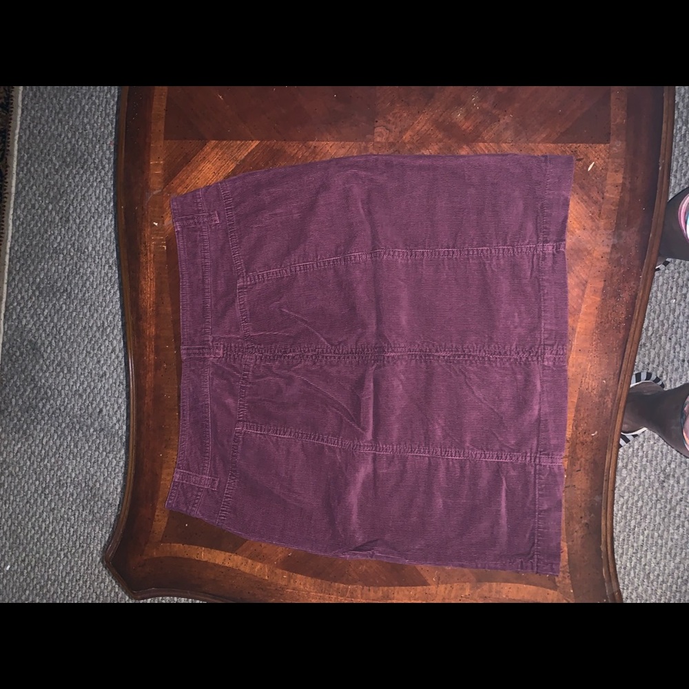 Corduroy skirt